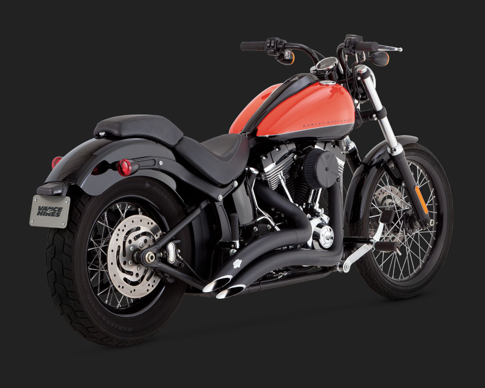 Vance & Hines® Big Radius 2-into-2 Exhaust System in Matte Black