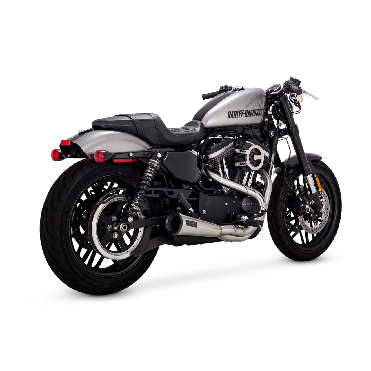 Vance & Hines® Stainless Steel 2-into-1 Upsweep Exhaust System for