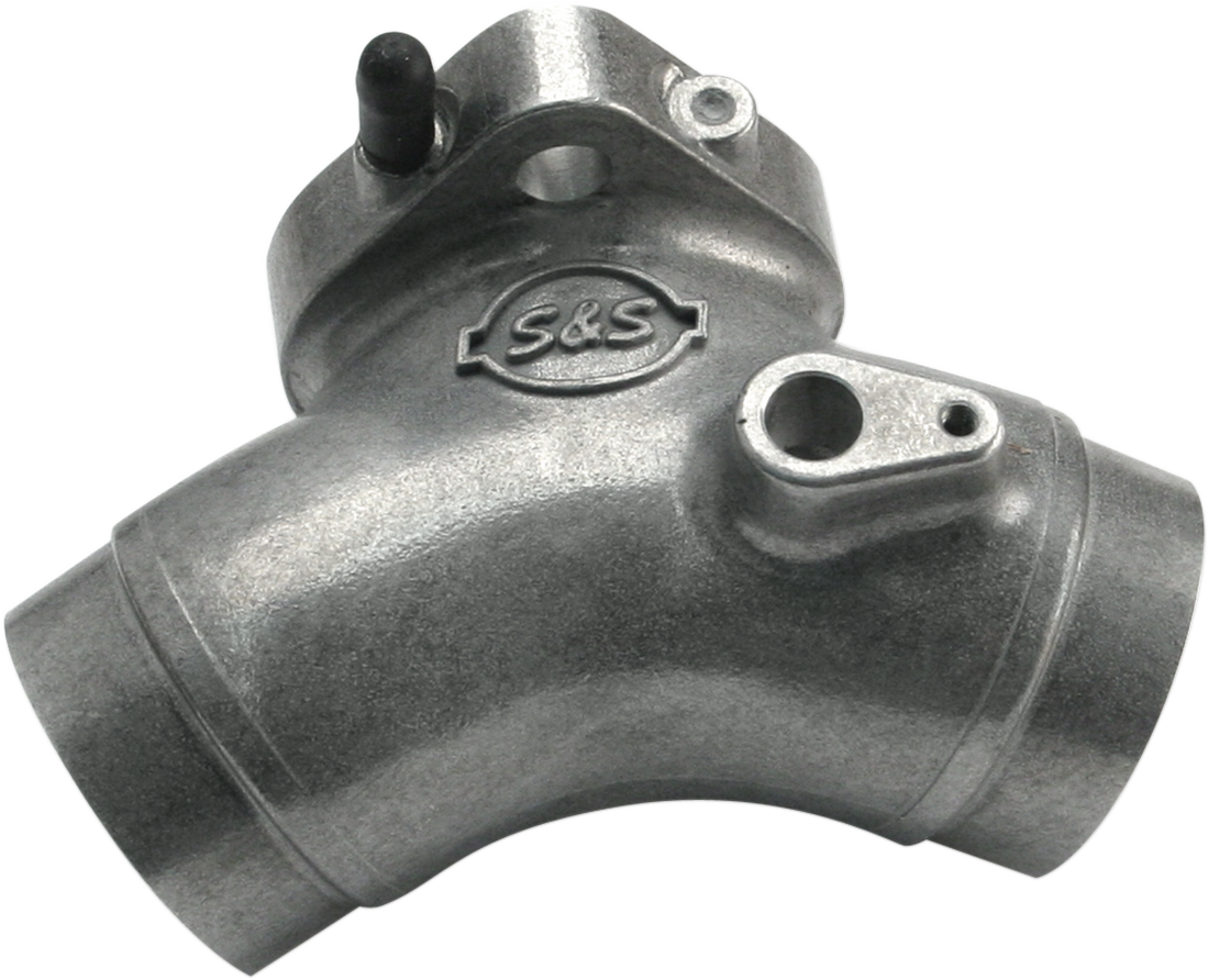 S&S Cycle® Raw Super G Flange-Mount Intake Manifold for 1999-2006