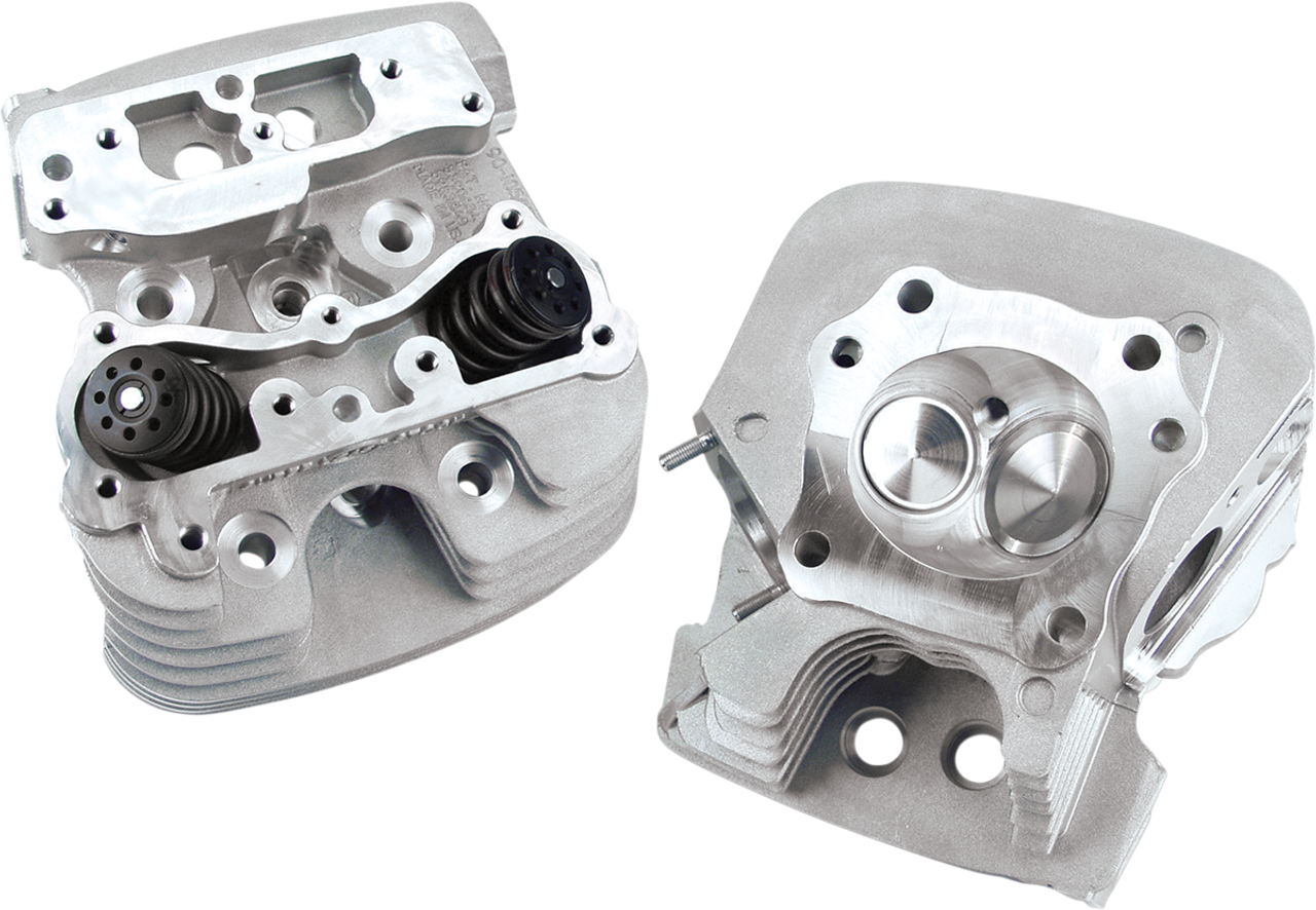 S&S Cycle® Powder-Coated Silver 89CC Super Stock™ Cylinder Heads