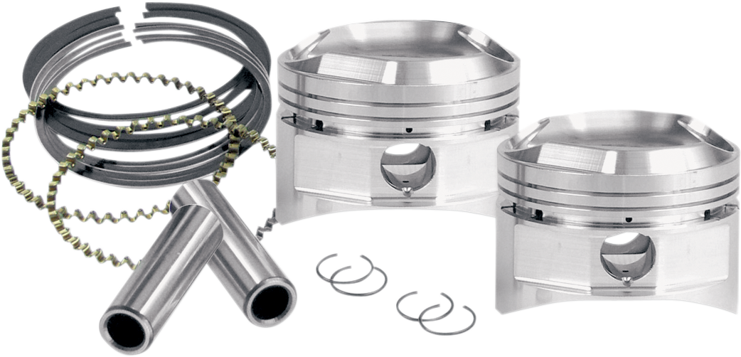 S&S Cycle® 0.010" Bore High Compression Aluminum 89" Piston Kit
