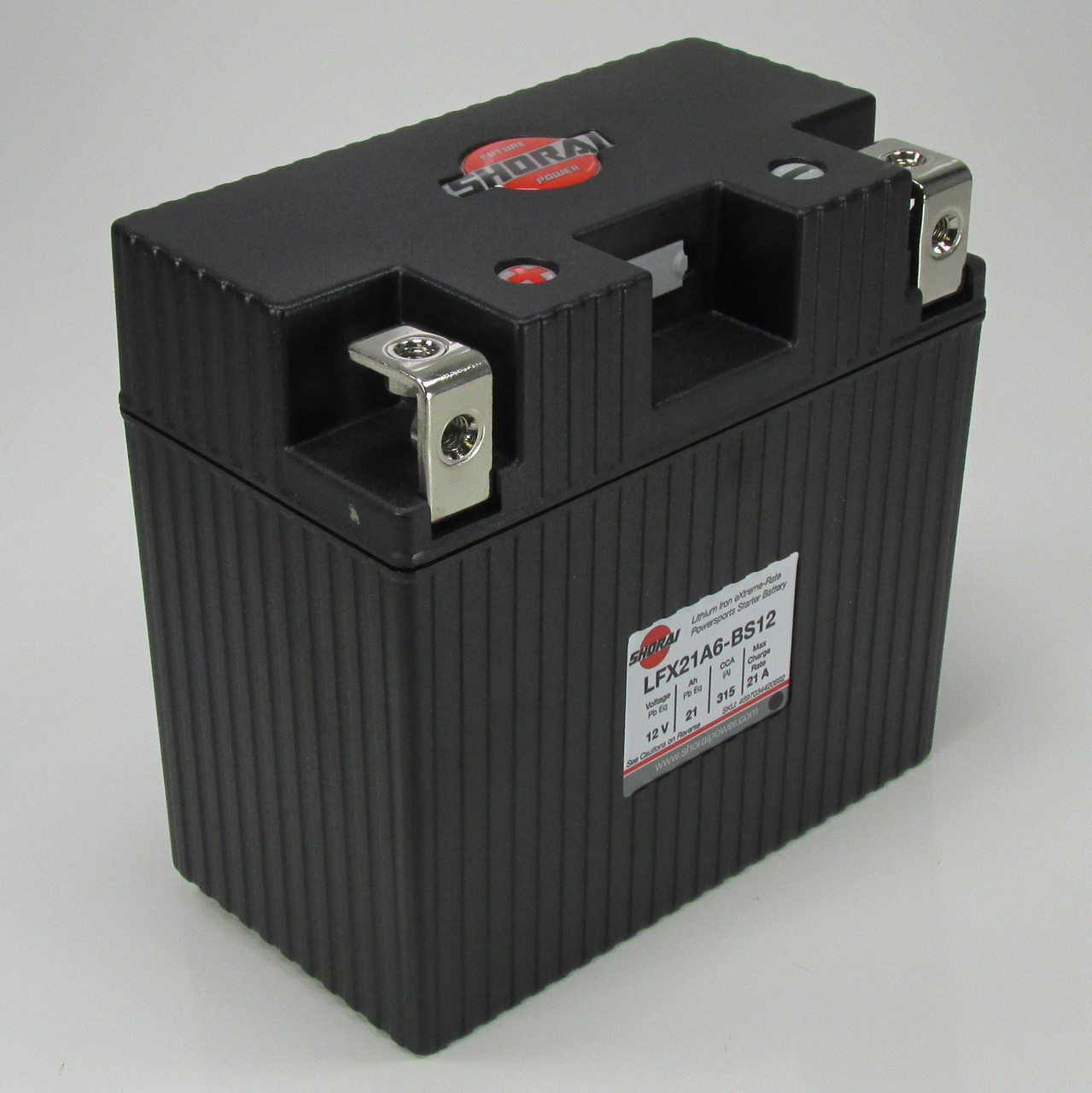 Shorai® LFX21A6-BS12 Lithium Ion Motorcycle Battery | Free