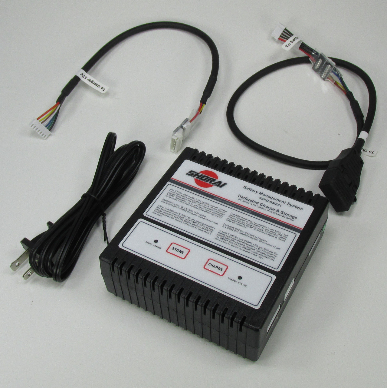 Shorai® SHO-BMS01 Lithium Ion Battery Charger / Battery