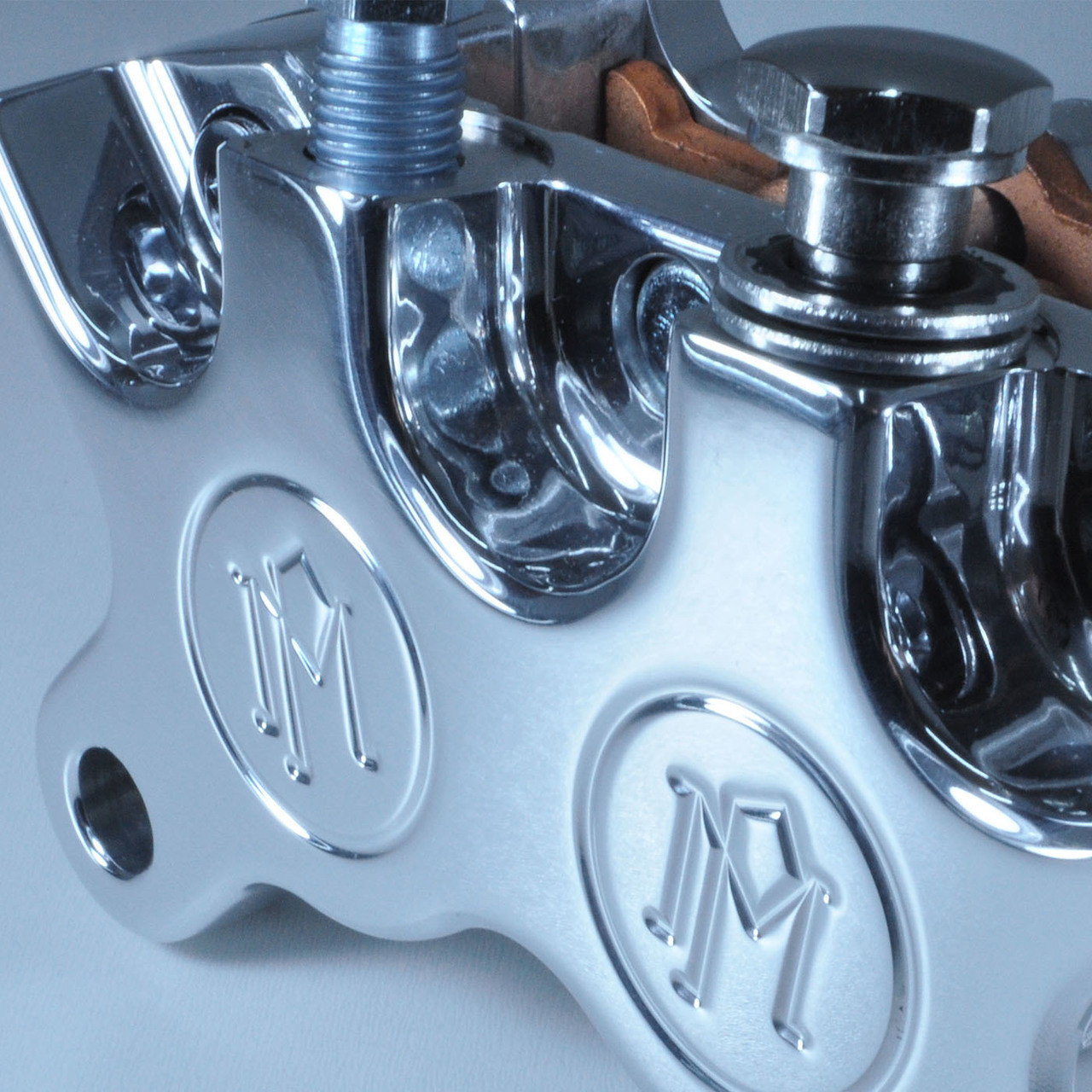 Performance Machine© 4-Piston Brake Caliper with Pads - Polished