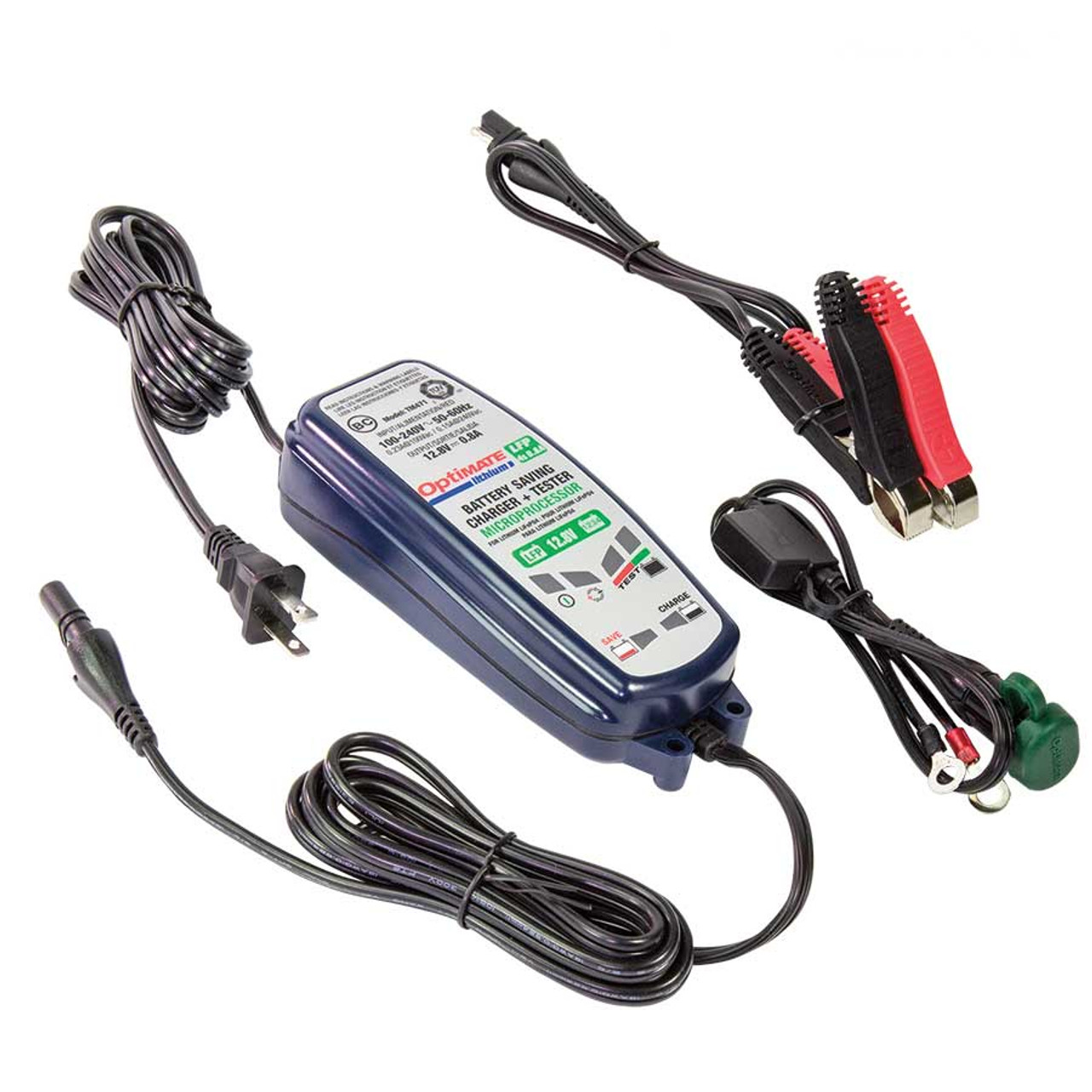 OptiMate® TM-471 Lithium Ion Battery Charger - .8 Amp, Works with All 12  Volt Batteries