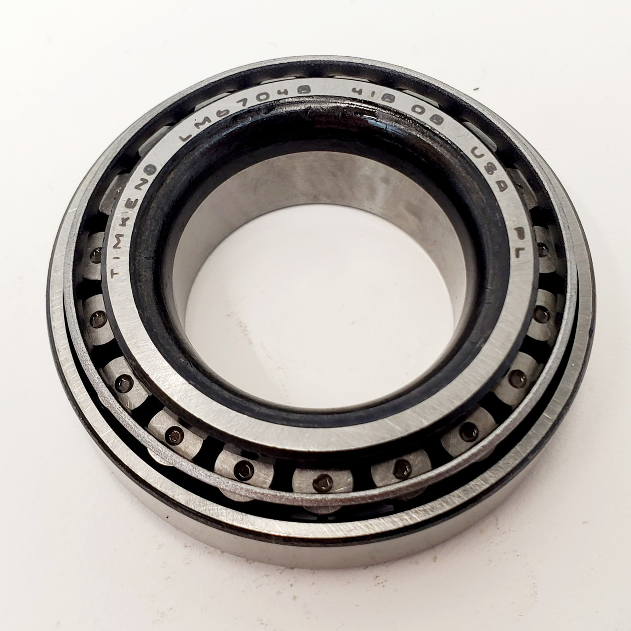 Left Side Crankcase Main Bearings with Races & Spacers for 1969