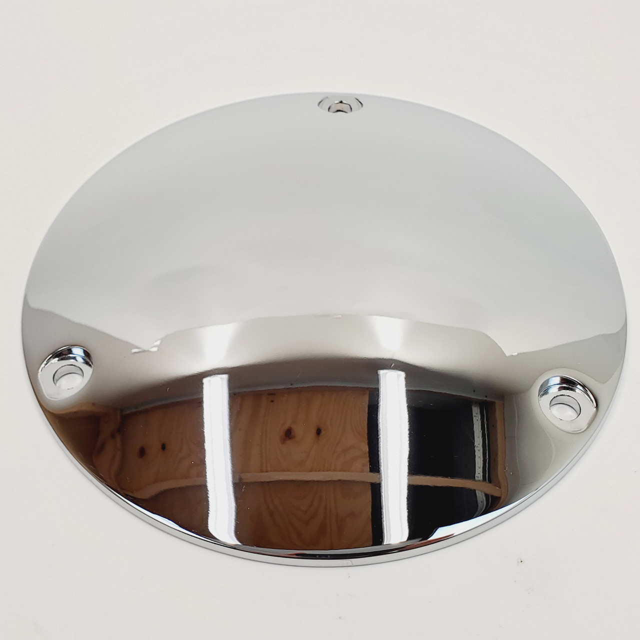 Chrome Domed Shovelhead/EVO Derby Clutch Cover For 1970-1999