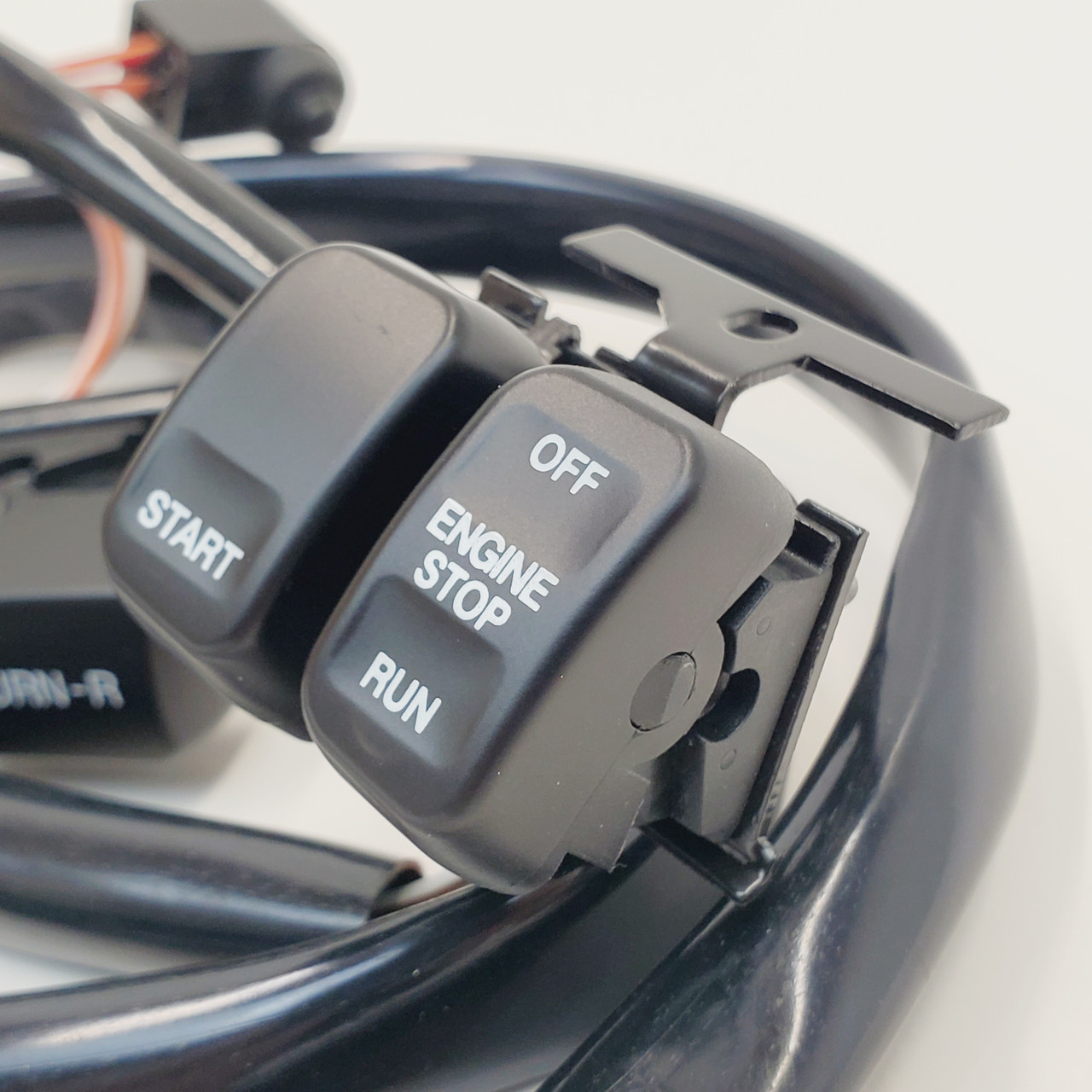 Handlebar Wiring Harness Kit with BLACK Switches for 19962006 Harley