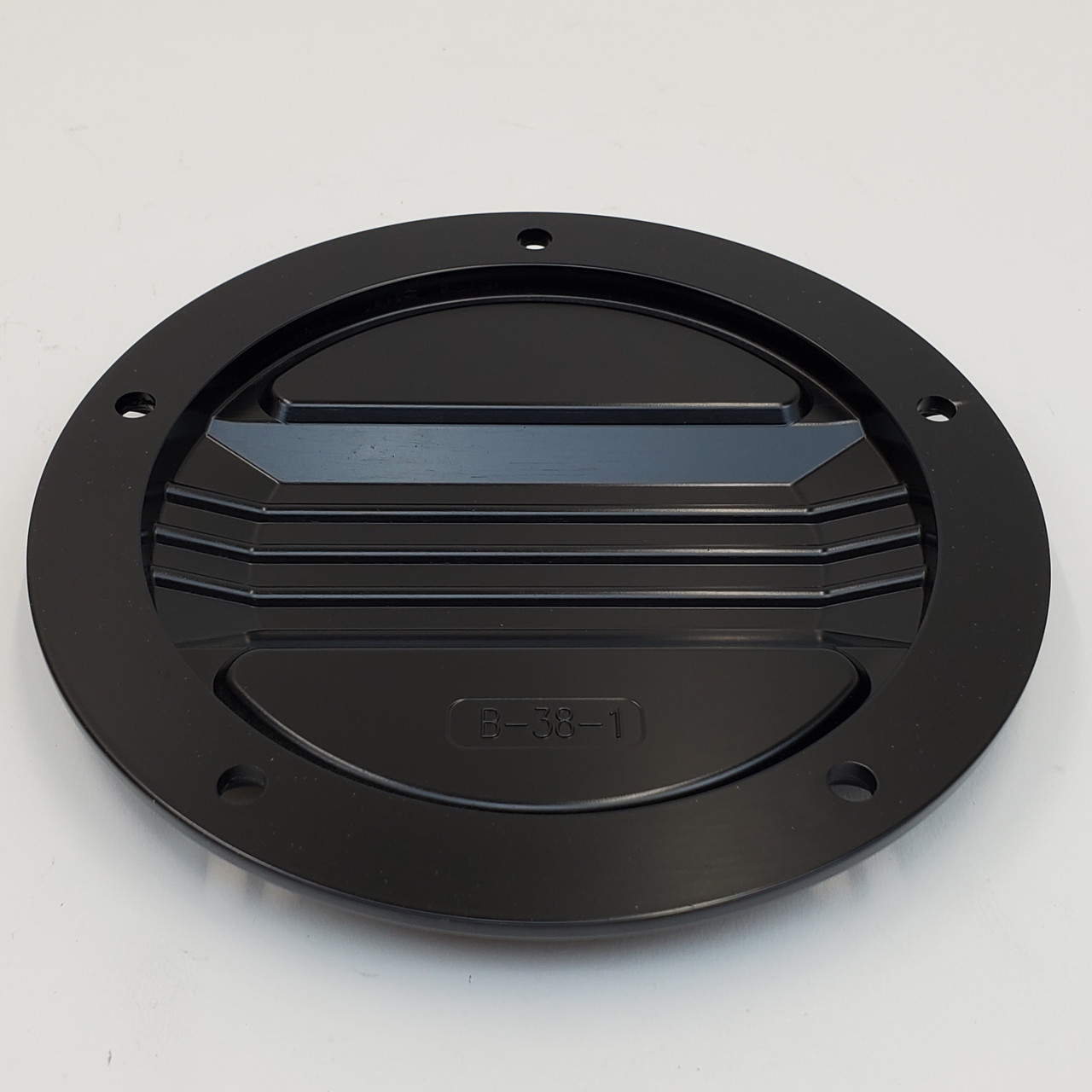 Harddrive Black 5 Hole Wrinkle Derby Cover for Road Glide 99-16
