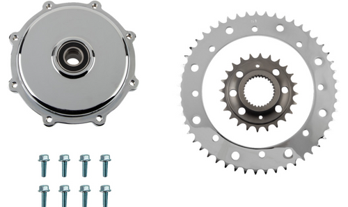 TARAZON Cush Drive 530 Chain Conversion Kit Transmission Sprocket for  Harley Davidson 2009-Up Touring Twin Cam and M8, such as Electra Glide/Road