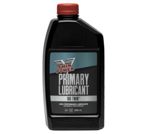 Twin Power® 1 Quart Primary Chain Case Lube Specially formulated for 1984 and later Harley-Davidson® Big Twin models with "wet" diaphragm spring clutches - MADE IN USA