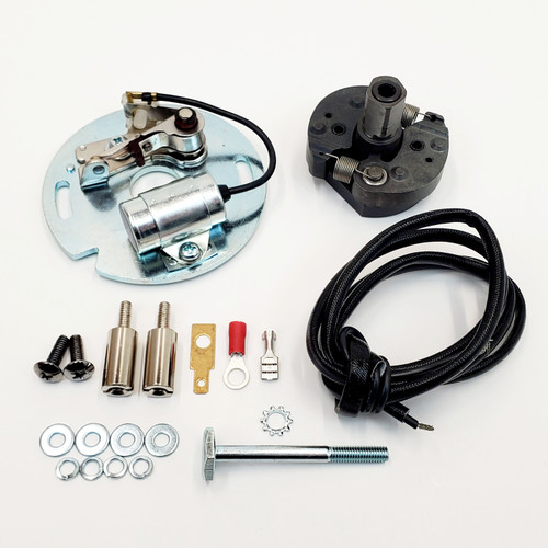 Mechanical Points Conversion Advance Kit WITH Flyweight Bearing for 1970-1978 Harley Shovelhead & 1971-1978 Sportster Models – Includes Points Plate/Advance Unit w/Cam Center Screw/OE Style Points/Weights/Condenser - Replaces HD# 32515-85T