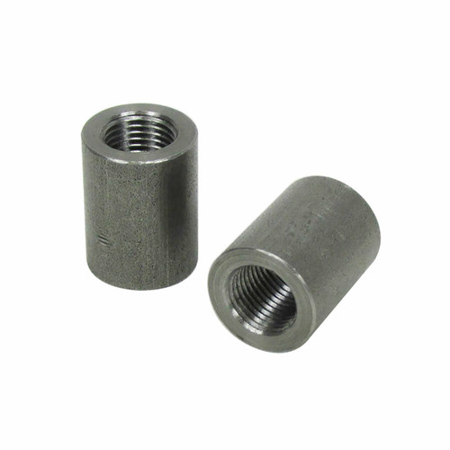 Billet Proof® Riser Spud Bung. 1" Long, 3/4" OD Straight Bung with 1/2”-20 Thread, Stainless Steel - Made In The USA - 177777