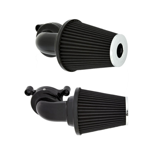 Arlen Ness® Velocity 90° Air Cleaner Kit in Black 600032 | Order