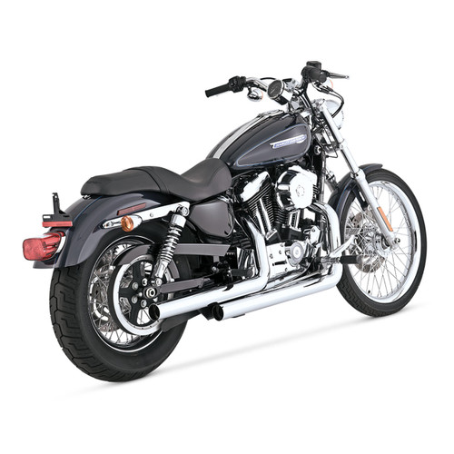Vance & Hines® Shortshots Staggered Black 2-into-2 Exhaust