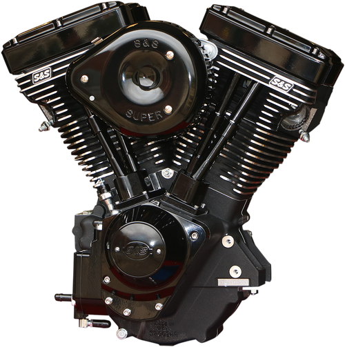 S&S Cycle® V111 Complete Chrome Assembled Engine for 1984-1999 Harley  Models with Evolution-Style Big Twin Motors; 1970-1999 Custom Chassis with 
