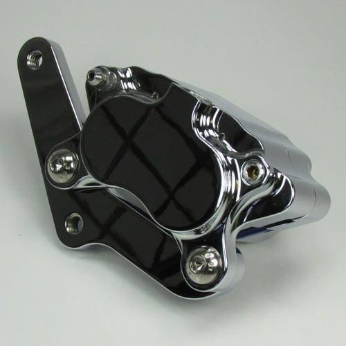 Ultima® Chrome Front Brake Caliper Mount | For 1984-1999 Harley