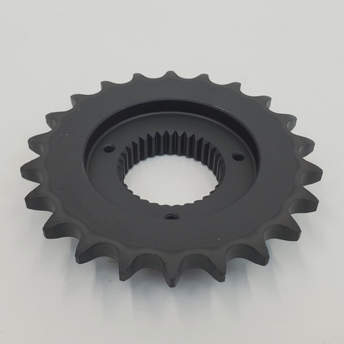 22 Tooth Belt-to-Chain Drive Conversion Front Transmission Sprocket with ½”  Offset & Wheel Spacer for 1985-1994 Harley FXR & 1986-1999 Harley Softail 