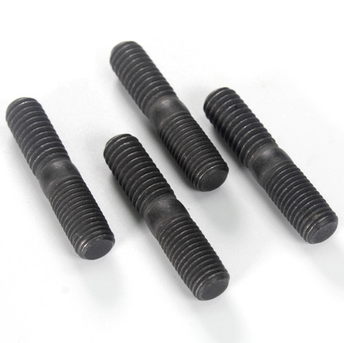 Exhaust Manifold/Header Bolt Studs for 1984-1999 Harley Big Twin Evolution, 1986-2022 Evolution Sportster XL & 1999-2017 Twin Cam Engines (Pack of 4) 5/16"-24  &  5/16"-18 Thread Pitch - Replaces HD# 16715-83