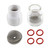 Furick Cup® FU12HK - Fupa #12 Ceramic and Fupa #12 Glass Cup Kit with O-Rings and Extra Diffuser - Fits a 45V44 Gas Lens or a #17 Torch Kit - Made in USA