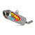 FMF Racing® PowerCore 2 Shorty Silencer Exhaust for 1996-1999 Yamaha YZ125 020261