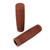 Vans® Rubber Motorcycle Grips - Brown - Waffle Pattern Sole, for 7/8" Handlebars - Made By ODI In The USA