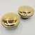 Brass Plated OE Style Vented & Non-Vented Dual Gas Caps for ALL 1982-1999 Harley Models with Split 2-PC Gas Tanks: Big Twin FX, Softail, Touring, FXR (Left & Right Hand Thread) Replaces HD# 61272-92A