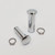 Drag Specialties Chrome Clutch Lever & Brake Lever Pivot Pin Set with Stainless Snap Rings for 2018+ Harley M8 Softail FL/FX Models and 2004-2022 Harley Sportster XL Models (Except RH Models)