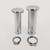 Drag Specialties Chrome Clutch Lever & Brake Lever Pivot Pin Set with Stainless Snap Rings for 2018+ Harley M8 Softail FL/FX Models and 2004-2022 Harley Sportster XL Models (Except RH Models)