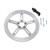 Arlen Ness® 15" Big Brake Left Floating Rotor Kit for 00-05 Harley Dyna and 00-14 Softail with Hub-Mounted Rotors 02965