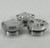 “Grooved” Gas Cap - Aluminum with Steel or Aluminum Stepped Flanged Tophat Bung