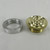 Billet Proof® Ribbed Gas Cap with Bung - Brass Cap, Steel Or Aluminum Stepped Flanged Tophat Bung