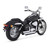 Vance & Hines® Shortshots Staggered Chrome for Metric Exhaust Systems for 2004-2009 Honda VT750C; 2007-2015 VT750C2; 2010-2015 VT750C2B Models, with Baffles and Hardware - Made in U.S.A. - 18419