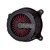 Vance & Hines® VO2 Cage Fighter Black Ceramic Air Cleaner - Universal use with OEM Harley throttle - Made In the USA - 40065