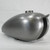 “Frisco Peanut” Style Gas Tank with High Tunnel and Cam Or Bayonet Gas Cap Bung - Steel, 1.8 Gallon
