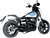 S&S Cycle® Grand National Chrome 2-into-2 Exhaust System for 2006-2017 Harley Dyna Glide Models, with dB Reducers - Made in U.S.A. - 550-0743