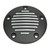 “Grooved” 5-Hole Twin Cam Points Cover - Black, Fits 1999 and Up Harley Davidson FLST, FXD, FLT, FXST, Twin Cam Motors
