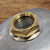 Billet Proof® Brass Hex Sight "Glass Hole" Gas Cap with 1-7/8" Transparent Glass Window & Easy Install Weld-In Steel Stepped/Flanged Tophat Bung for Custom Gas Tank Applications
