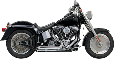 ハーレーダビットソン！Bassani Xhaust マフラー ステンレスM8 Bassani 2-into-2 Stainless Steel True Dual Performance