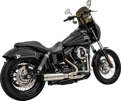 Bassani Xhaust® Stainless Steel The Ripper 2:1 Exhaust System w/ Super Bike  Muffler for 2006-2017 Harley-Davidson Dyna Models (see fitment) 1D7SS