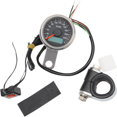 Small Rectangle Speedometer DRAG SPECIALTIES 1.87