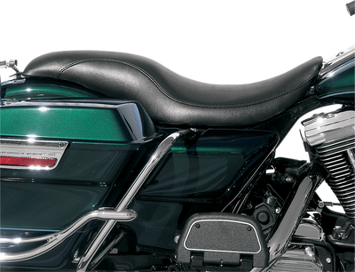 SADDLEMEN Profiler Seat - Black - Smooth for 1989-1996 Harley