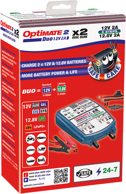 TECMATE Battery Charger/Maintainer - 2-Bank TM-571