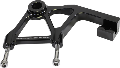 PERFORMANCE MACHINE Rear Radial Mount Caliper Bracket - Anodized Black ...