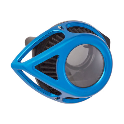 Arlen Ness® Clear Tear Sucker Series Blue Air Cleaner 18903