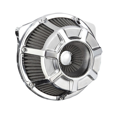 Arlen Ness® Inverted Series Chrome Beveled Air Cleaner Kit 18934