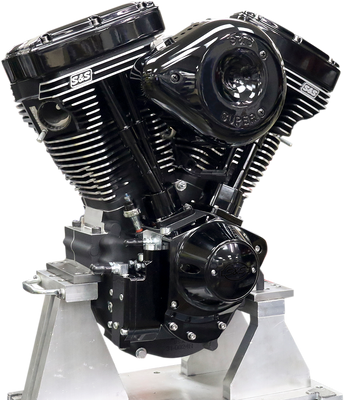 S&S Cycle® V124 Black Edition Complete Assembled 4.125