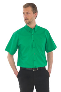 COAL HARBOUR® EASY CARE BLEND SHORT SLEEVE WOVEN SHIRT. Front Logo Included