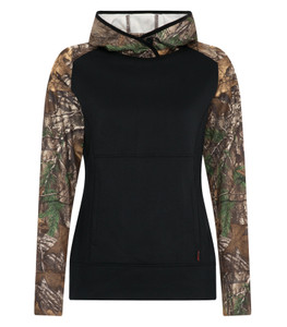 REALTREE® TECH FLEECE HOODED LADIES' SWEATSHIRT - Front Logo Included
