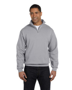 Quarter-Zip Cadet Collar Sweatshirt - Front Logo Included Quarter-Zip Cadet Collar Sweatshirt - Front Logo Included
